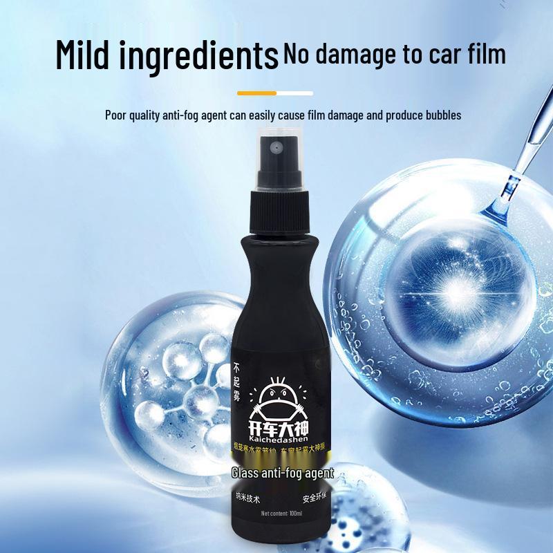 Long-lasting Anti-fog Windshield & Window Defogger Spray for Car Interior