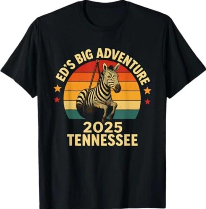 Ed s Adventure , Ed the Zebra Tennessee 2025 T-Shirt S