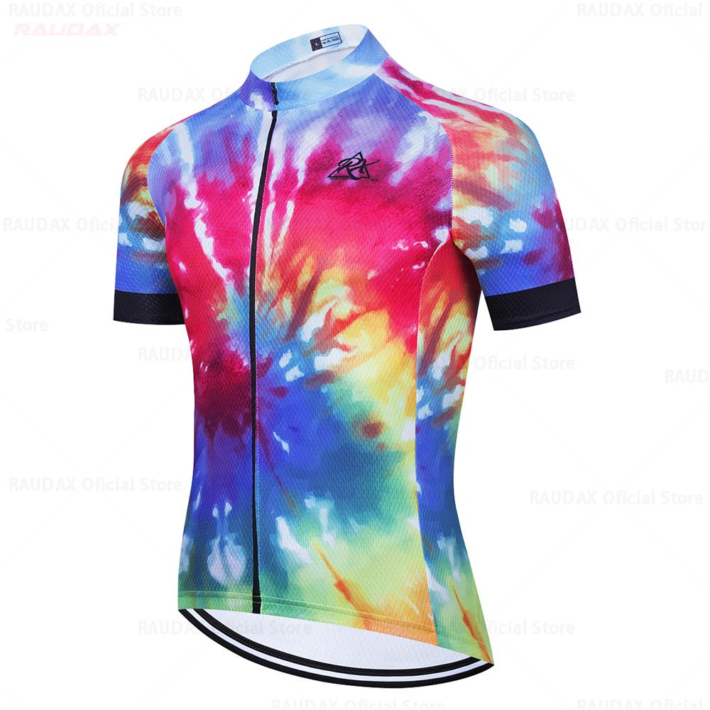 Raudax Cycling Jersey Men's Summer Short Sleeve Bike Shirts MTB Cycling Clothing Ropa Maillot Ciclismo Racing Bicycle Clothes