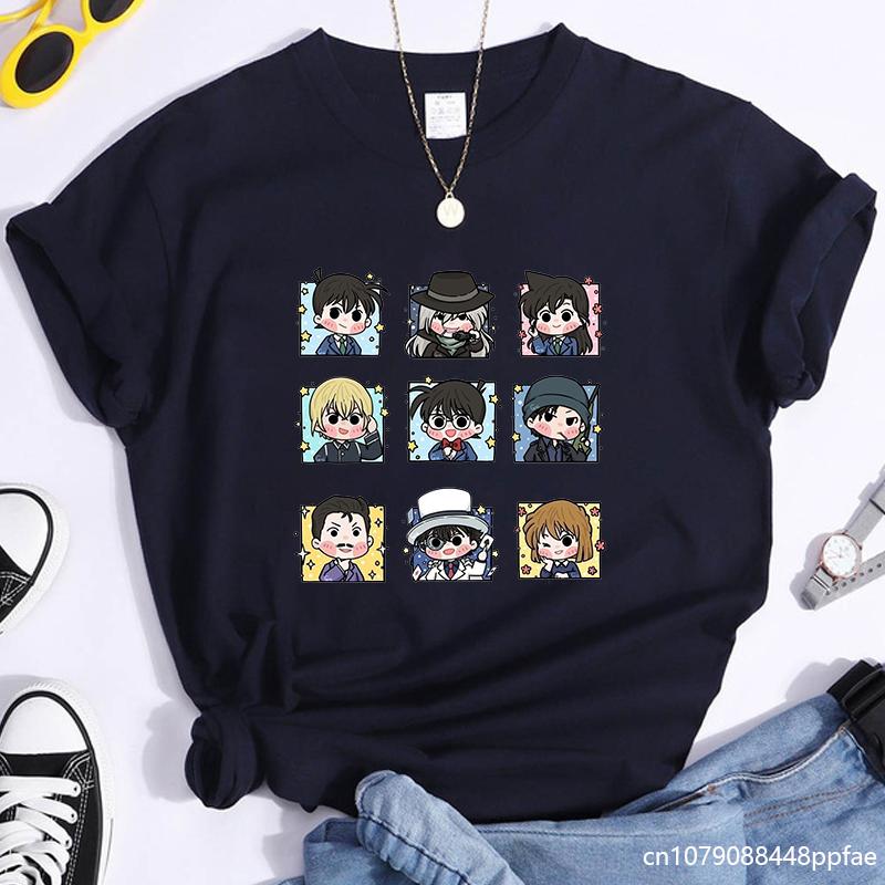Women's new anime Harajuku printed T-shirt personalized women's casual T-shirt cartoon pattern T-shirt