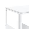Side Table White 55 x 36 x 59.5 cm Engineered Wood