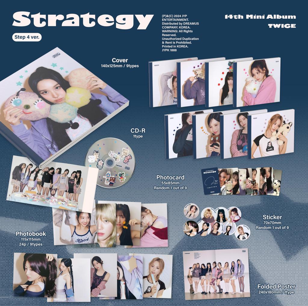 TWICE 14th Mini [STRATEGY (Step4 Ver.)] (Korean Edition)