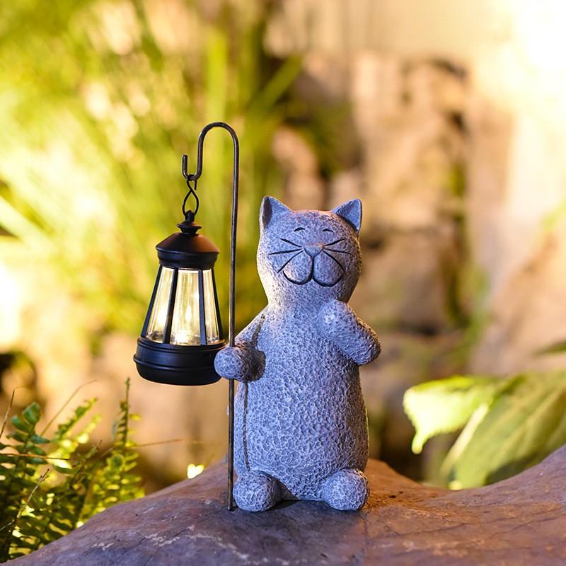 

Солнечный садовый светильник Cat One Size