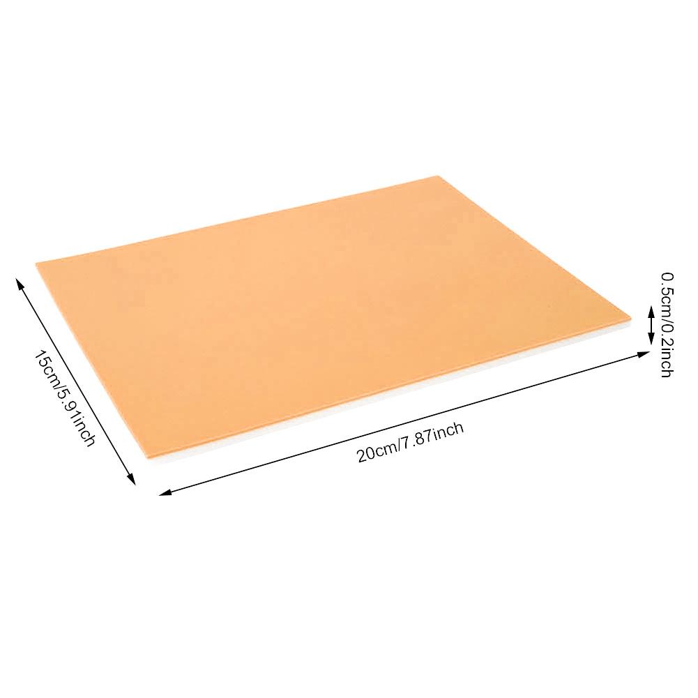 Jelly Rubber Stamp Double Layer Thin Carving Block for DIY Handmade Stamps