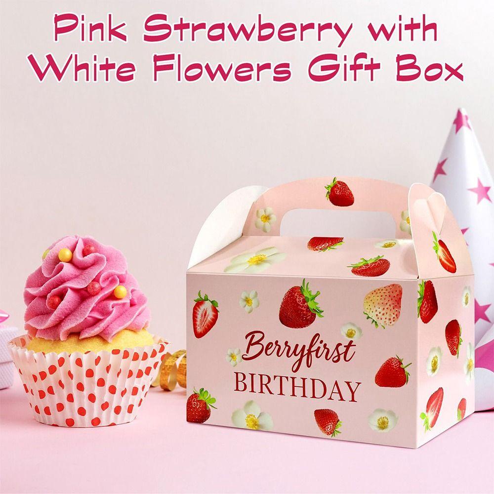 10 Stück Papier Geschenkkarton Leere Box Verpackungsfall Cartoon Handgriff Geschenkboxen Babyparty