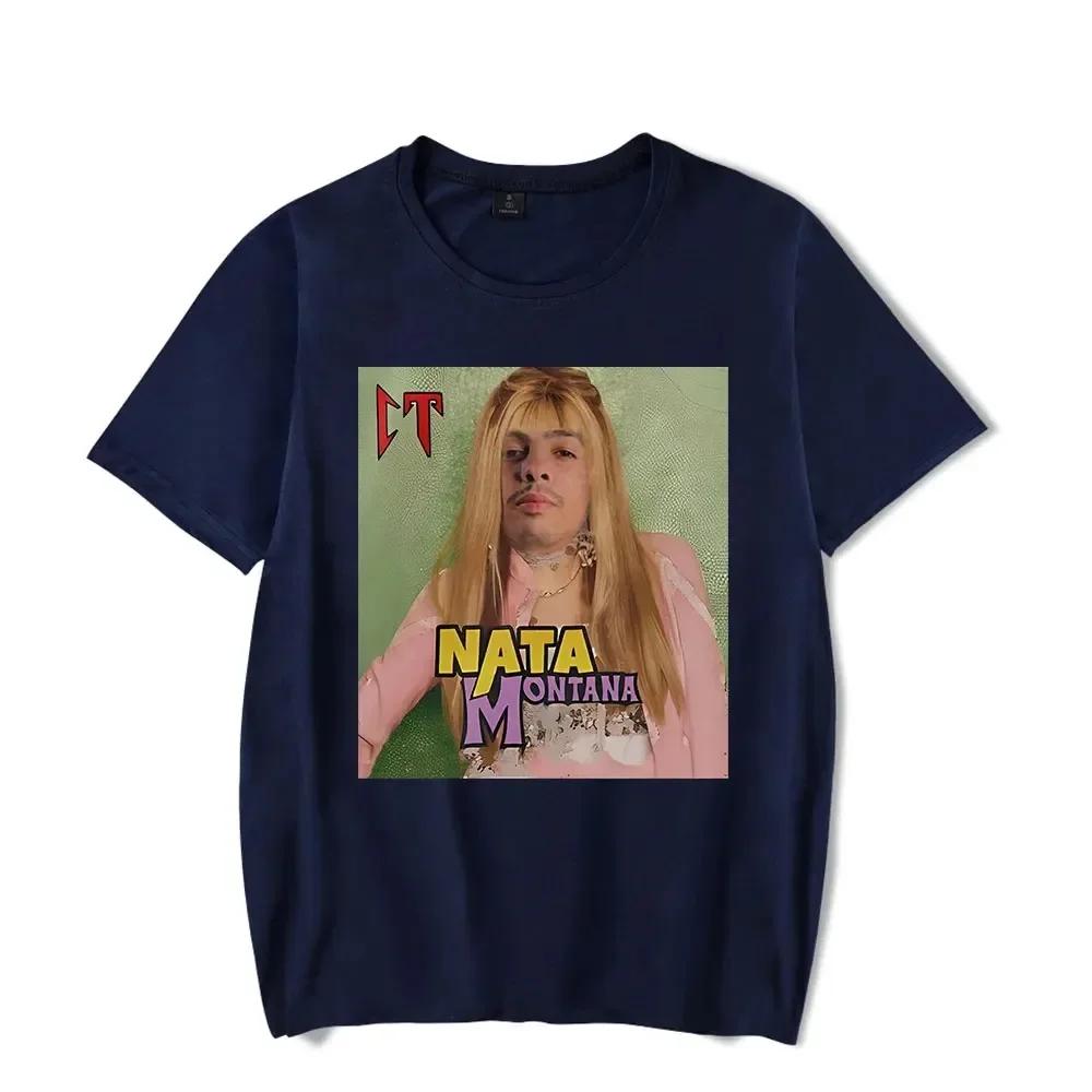 Unisex Natanael Cano Nata Montana Short Sleeve Women Tops Tee Women Unisex Crewneck Fashion T-shirt