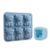 Highland Cow Ice Cube Mold Silicone Ice Cube Tray for Whiskey Glasses Large Animal Shape Slow Melting Ice Cubes Maker Fun Party Drink Accessory