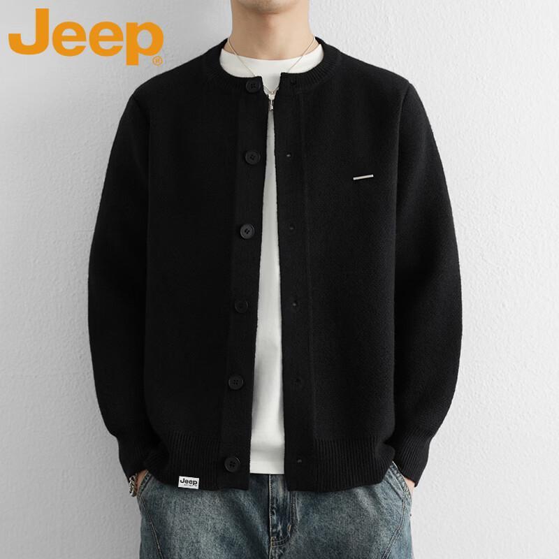 JEEP Men's Casual Knit Cardigan Sweater