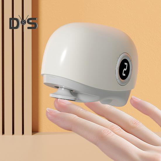 Elektrisk nagelklippare polerare med LED-lampa 3-hastigheter uppladdningsbar 2-i-1 automatisk nagelfil baby barn vuxna seniorer manikyr trimmer