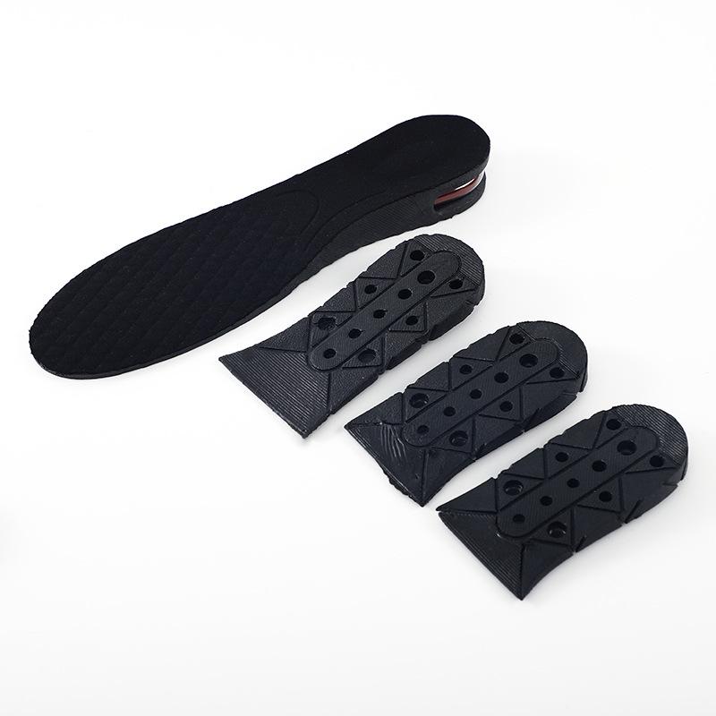 Adjustable Four-Layer Height-Boost Insoles: Multi-Layer, Detachable, Shock-Absorbing Pads for Men & Women