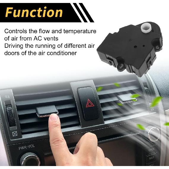 HVAC Air Door Actuator Heater Blend Door Actuator for Buick LeSabre 2000-2005 for Buick Riviera 1995-1999 AC Heater Actuator No.604106/52402612