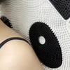 Panda Themed Silicone Massage Mat for Shower Non Slip, Exfoliating Bath Pad with Suction Cups,  Perfect for Back Scrubbing