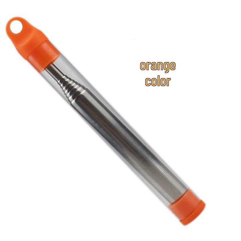 

Карманные мехи из нержавеющей стали для розжига огня: Выдвижная трубка для раздувания огня для кемпинга