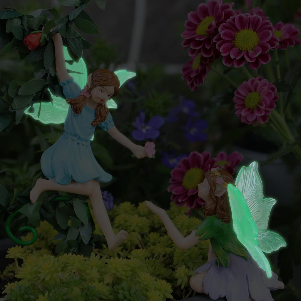 Outdoor Resin Flower Fairy Statue Flower Pot Decoration Home Outdoor Garden Valentine's Day Gift