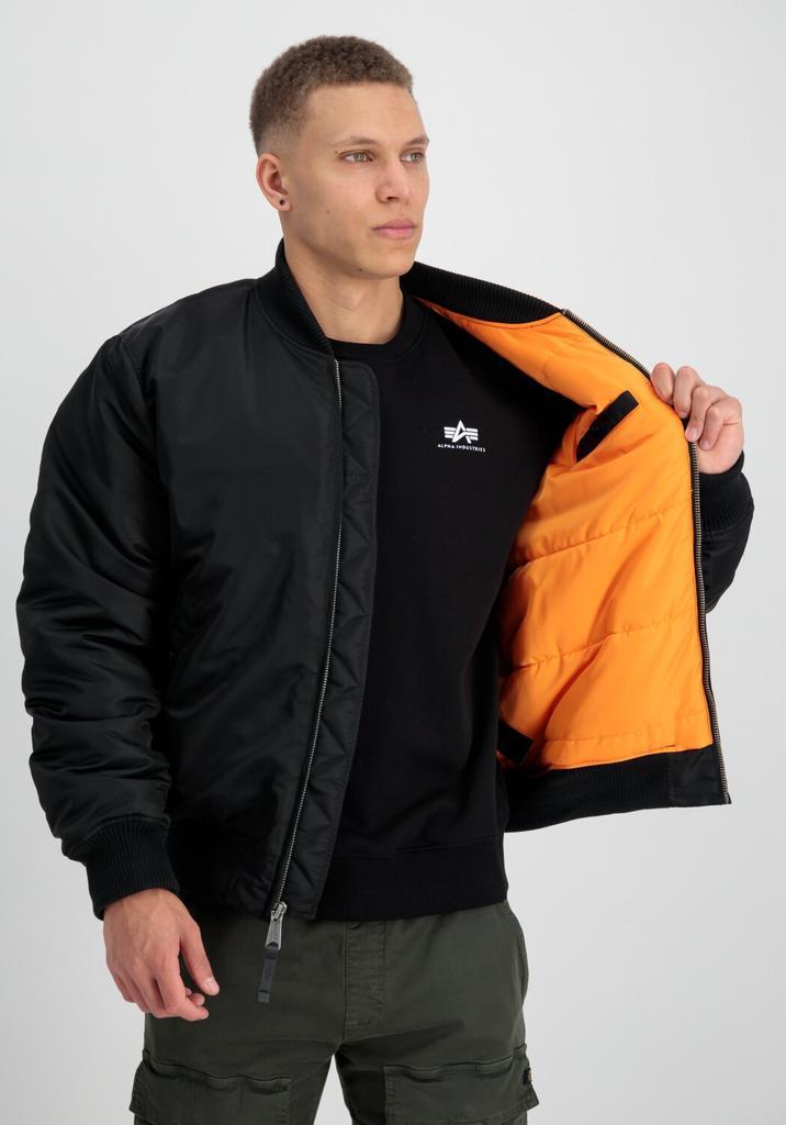 Зимняя куртка Alpha Industries MA-1 Dragon EMB (138103) black/black