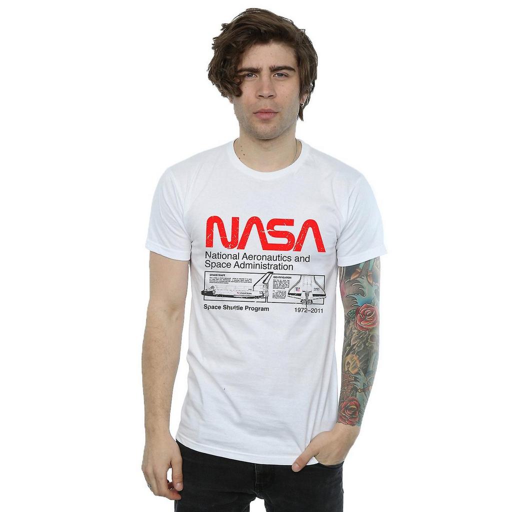 NASA Mens Space Shuttle Cotton T-Shirt