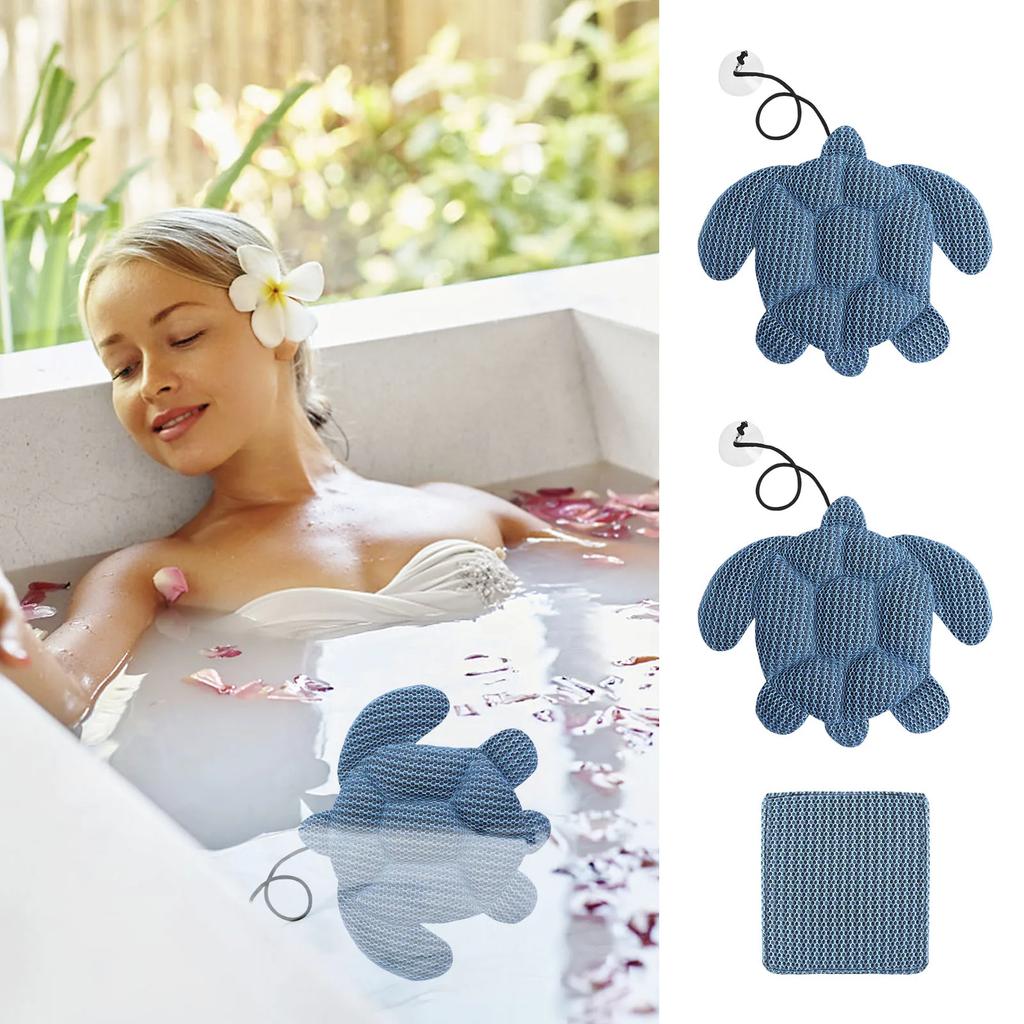3Pcs Turtle Shape Tub Scum Absorber Versatile Reusable and Washable Hot Tub Sponge for Swimming Pool and Spa Keeping Water Clean