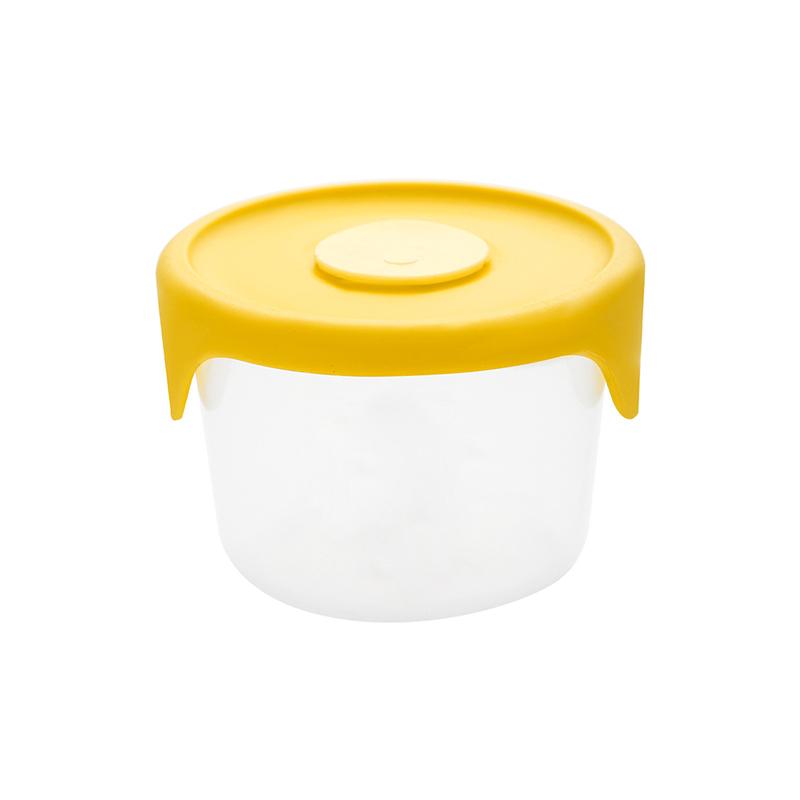 

Food Storage Container Small Moisture-Proof Containers Mini Kitchen Storage Box With Leakproof Lid Kitchen Accessories жёлтый