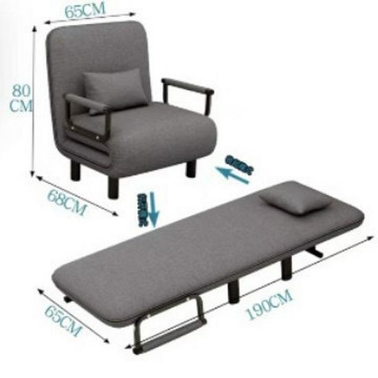 Convertible Sofa Bed for Small Apartments - Dual-Use, Lazy Living Room Furniture, Multifunctional Double or Single Option