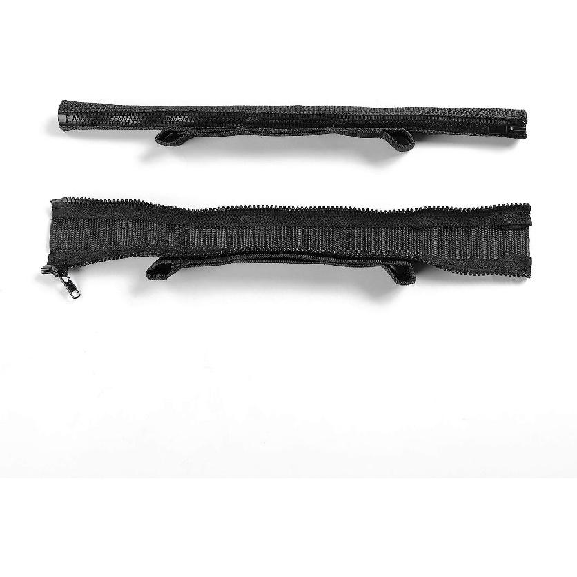 JeCar For Jeep Door Straps Heavy Duty Strong Door Limit Check Strap With Zipper For 2007-2024 Jeep Wrangler JK JKU JL JLU Gladiator JT (Black)