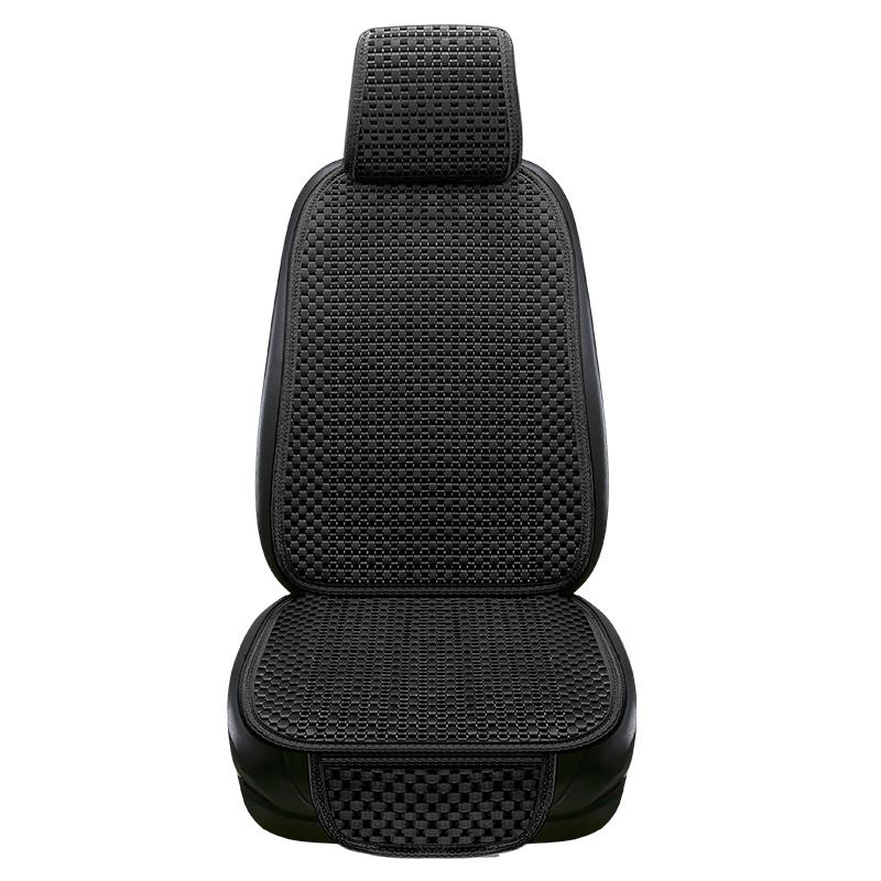 Summer Ice Silk Car Seat Cushion – Breathable & Cooling with Woven Design, Fits Most Vehicles. A Must-Have for Hot Weather!