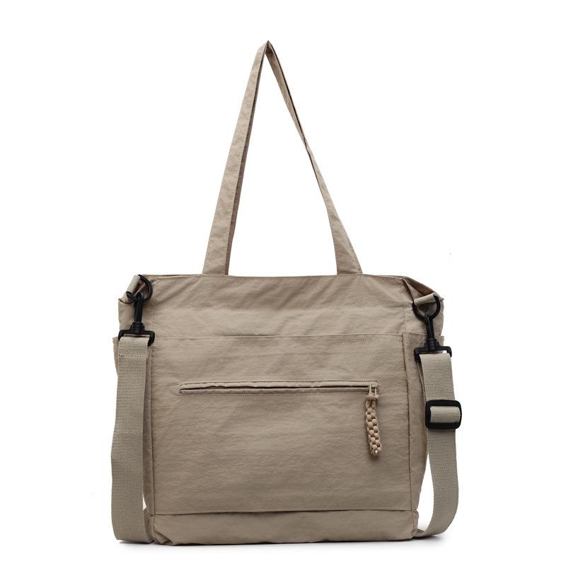 

Большая вместительная женская сумка через плечо, сумка для дорожных поездок, сумка для книг для школьников хаки