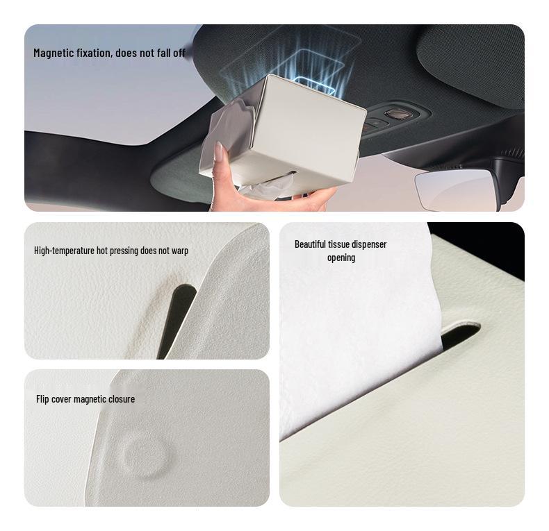 Xiaomi YU7 Magnetic Suction Car Tissue Holder for Screen Back Storage