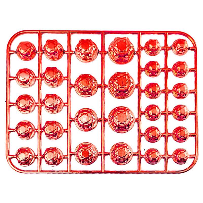 30 Stück/Set Motorrad Schraubenkappen Abdeckung Kopf Körper Dekorativ Motor Mutter Bolzen Kappen Für Yamaha Kawasaki Honda Auto Fahrrad Zubehör