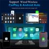 10.26" Smart Player+Rear Reverse Camera For Wireless Carplay Android Auto Tablet