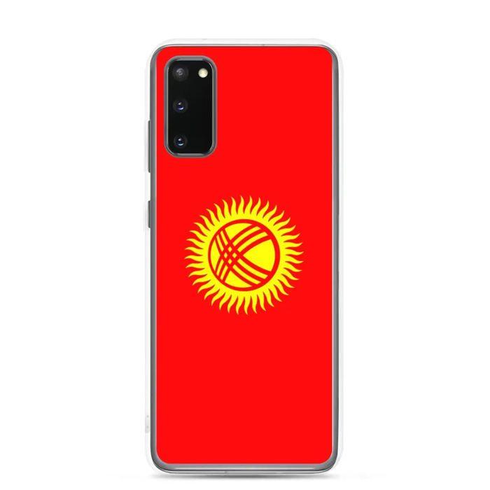 Coque Téléphone - Samsung - Galaxy S23 Ultra - Drapeau Kirghizistan - Souple - Multicolore