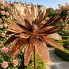 Rust-Resistant Flower Garden Stake Rustic Lawn Ornament Forest Style Flower Decoration  Patio
