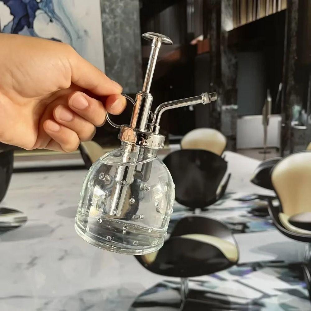 Regentropfen Glas Sprühflasche Druck-Typ Pflanzen Sprinkler Kanne Retro Garten Gießkanne Haushalt