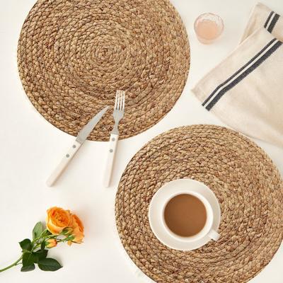 Handwoven Calabash Grass Trivet Coaster Heat-Resistant Placemats for Kitchen Dining Rustic Table Protector for Pots Pans Cups Versatile Home Decor