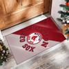 Boston Red Sox Kristall-Samt-Teppich Weich Anti?Rutschfeste Fußmatte Bequemer Wohnzimmer Schlafzimmer Dekor Teppich