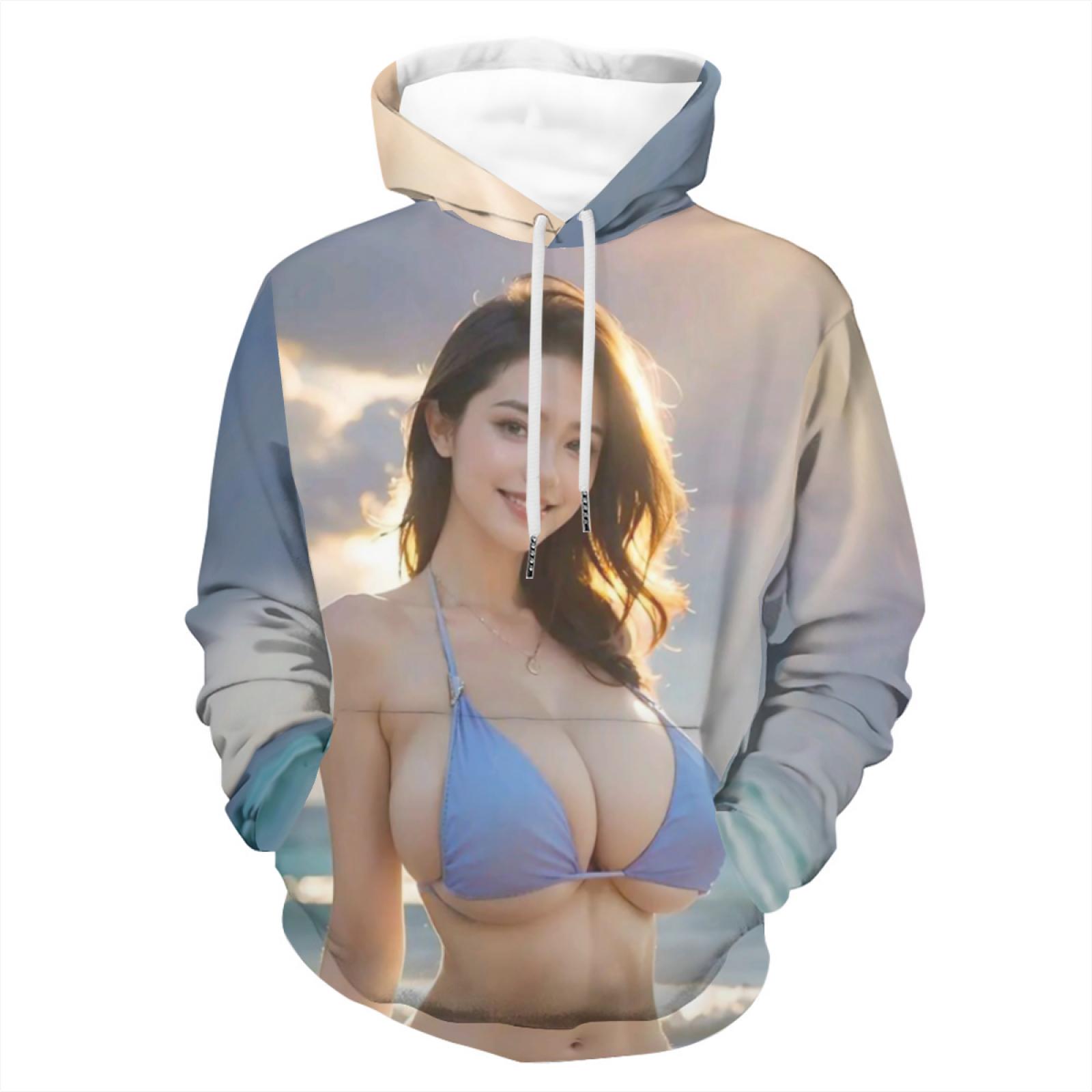 

Мужская толстовка с капюшоном с 3D-графикой, толстовки с капюшоном, мужская мода, повседневные забавные пуловеры, пальто с капюшоном Harajuku, одежда больших размеров Y2k 4XL