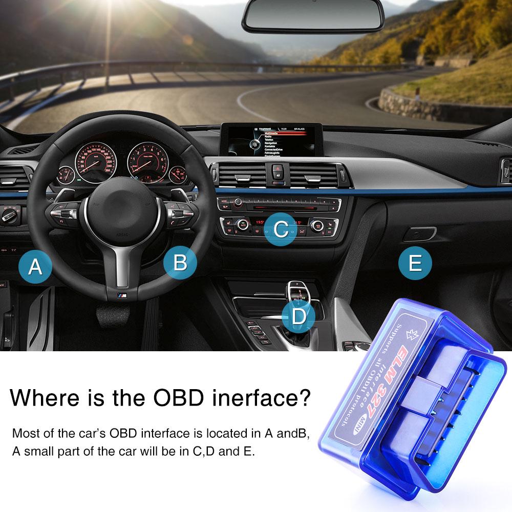 Buy Air Bag Scan Tool ELM327 V2.1 OBD2 Car Wifi Interface Diagnostic