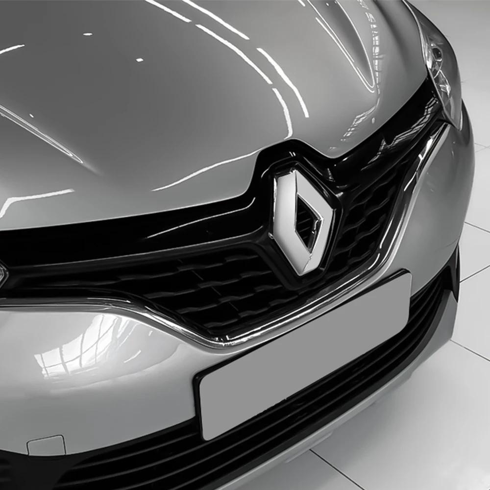 Radkappen für Renault Talisman Clio 4 Megane 2 3 Fluence Kangoo Captur 2 1 Stück 3D Styling Auto Frontklappen-Emblem Heckklappen-Abzeichen S