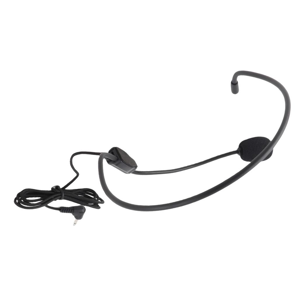 Mini 3.5mm Head Mounted Wired Microphone Condenser MIC for Voice Amplifier Speaker