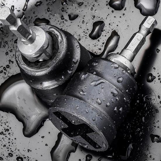 Adattatore per Cricchetto Rivestimento Antiruggine Antiscivolo Ergonomia Elettrico Manuale Bussola Forgiata Strumento di Posizionamento Rapido a Perno