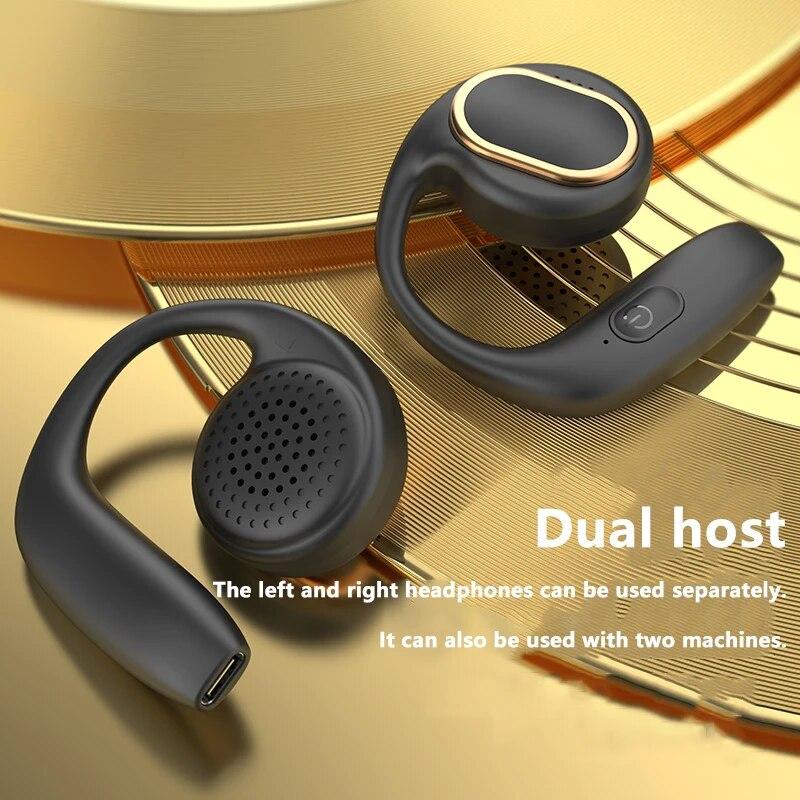 New Over-ear Oversized Speaker In The Ear Open OWS Dual-ear Air Conduction Long Battery Life Wireless Bluetooth Headphones