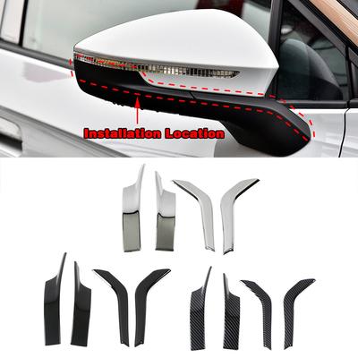 For Volkswagen VW ID.4 ID4 ID.6 ID6 2024 2024 LHD Car Exterior Part Refit Rearview Side Mirror Strip Trim Decoration Sticker