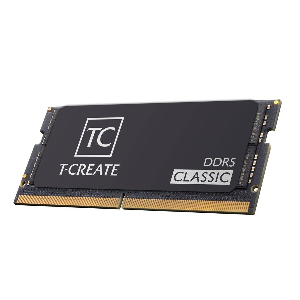 Mémoire RAM TEAMGROUP Classic DDR5 SODIMM 2x16 Go CL46 pour ordinateur portable T-Create 5600 MHz(PC5-44800) - CTCCD532G5600HC46ADC-S01