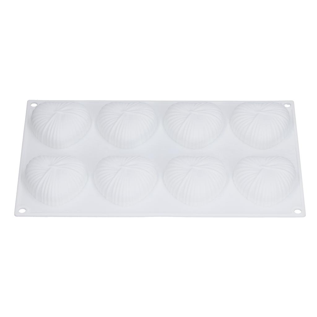 8Grid HeartShaped Mold Silicone Mousse Cake Mold Baking Tool for Bakery Kitchen