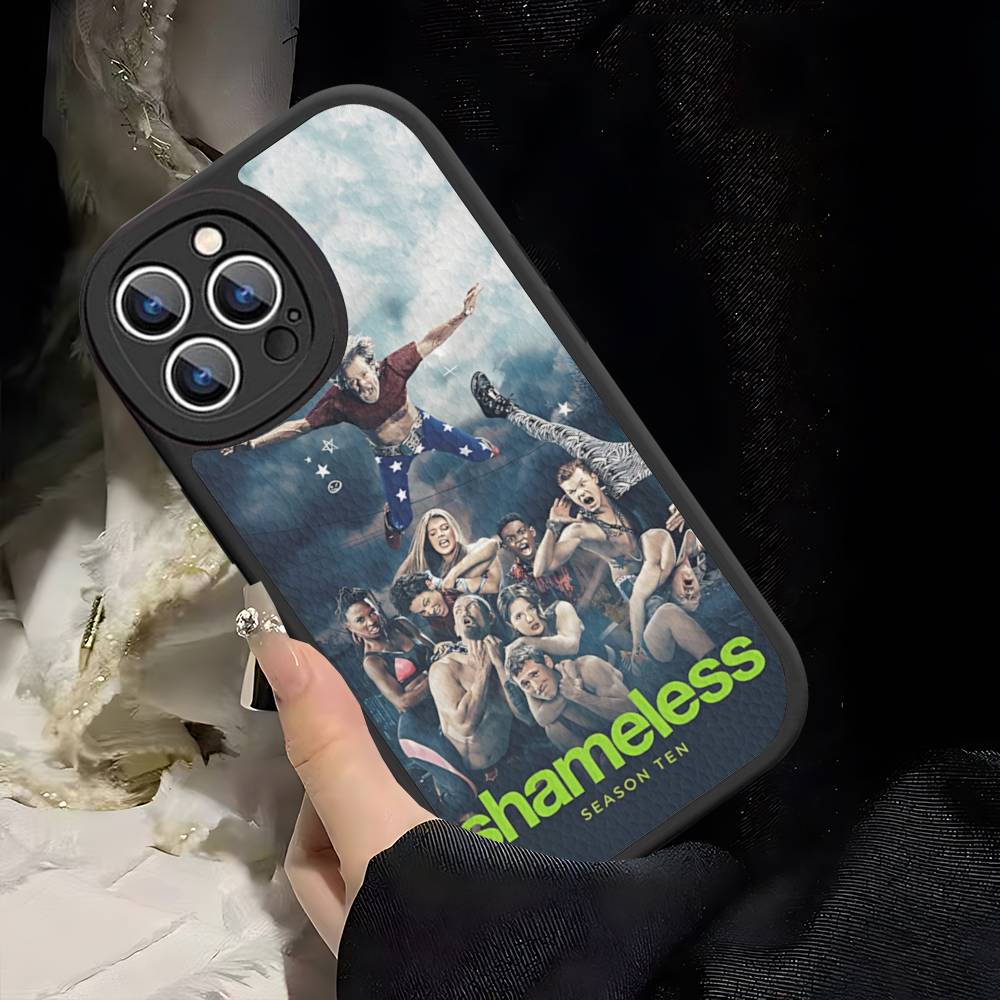 A Lively TV Series S-ShamelesS Leather Phone Case For IPhone 16 15 14 13 12 11 Pro Max Plus Shockproof Cover
