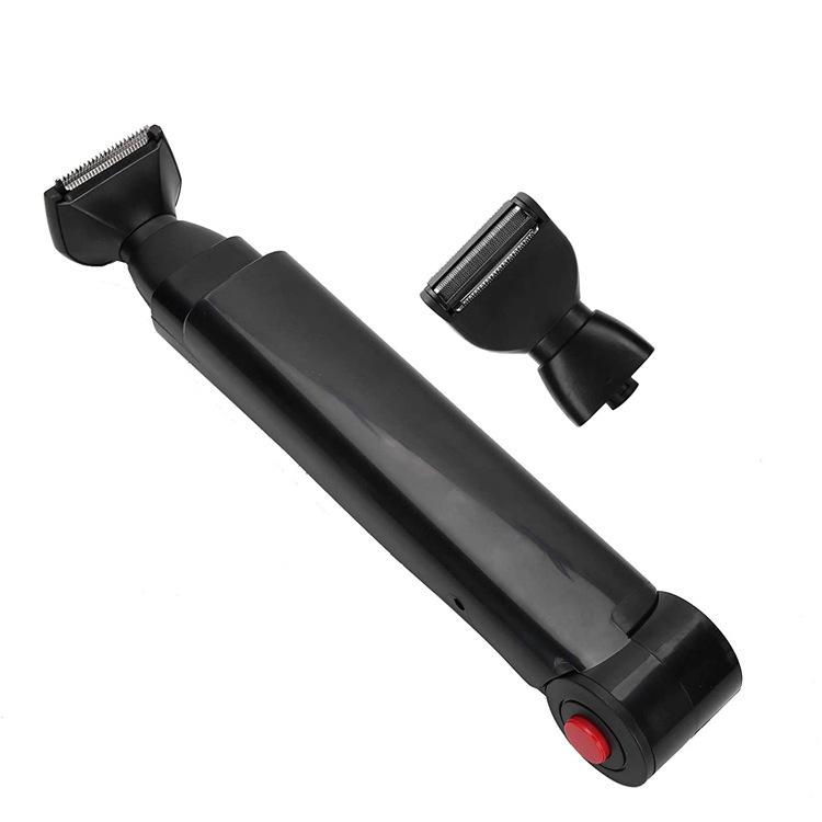 USB Rechargeable Double-Head Back Hair Shaver and Razor