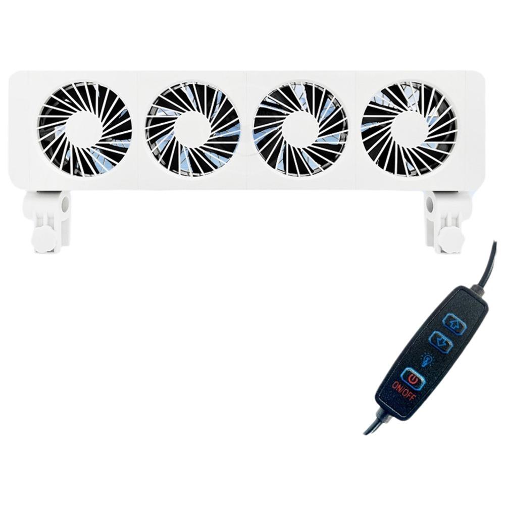 Wall Mounted Heat Dissipation Fan 1/2/3/4/5/6 Heads Fish Tank Cooler Aquarium Wall Fan  Summer