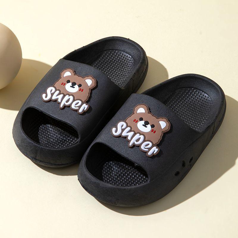 Children's cool slippers girls summer cute little girl bath princess indoor parent-child non-slip boys and girls cool slippers