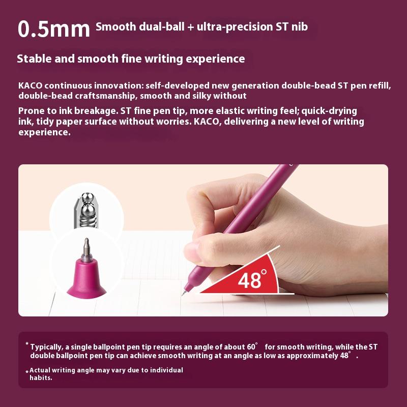 KACO Creative Cherry Pull-Tab Gel Ink Pens 800M Smooth Writing Press Pen Exam Office School Supplies Gift Innovative Stationery