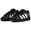 Adidas Gc Alpha Sk8 Low top Skateboard Shoes Unisex Black White JR9819(Team-)
