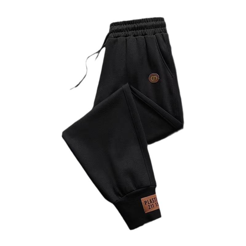 Heavy-duty Leggings, Men's Autumn and Winter Cold-resistant and Warm Cotton Casual Pants, Loose Elastic Knitted Sweatpants